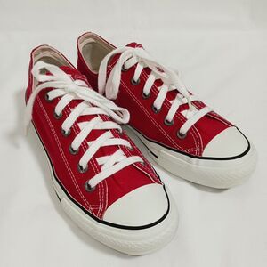 Converse Low Top Red Made In Japan Mens 6 Women's 8 Lace Up Sneakers Shoes